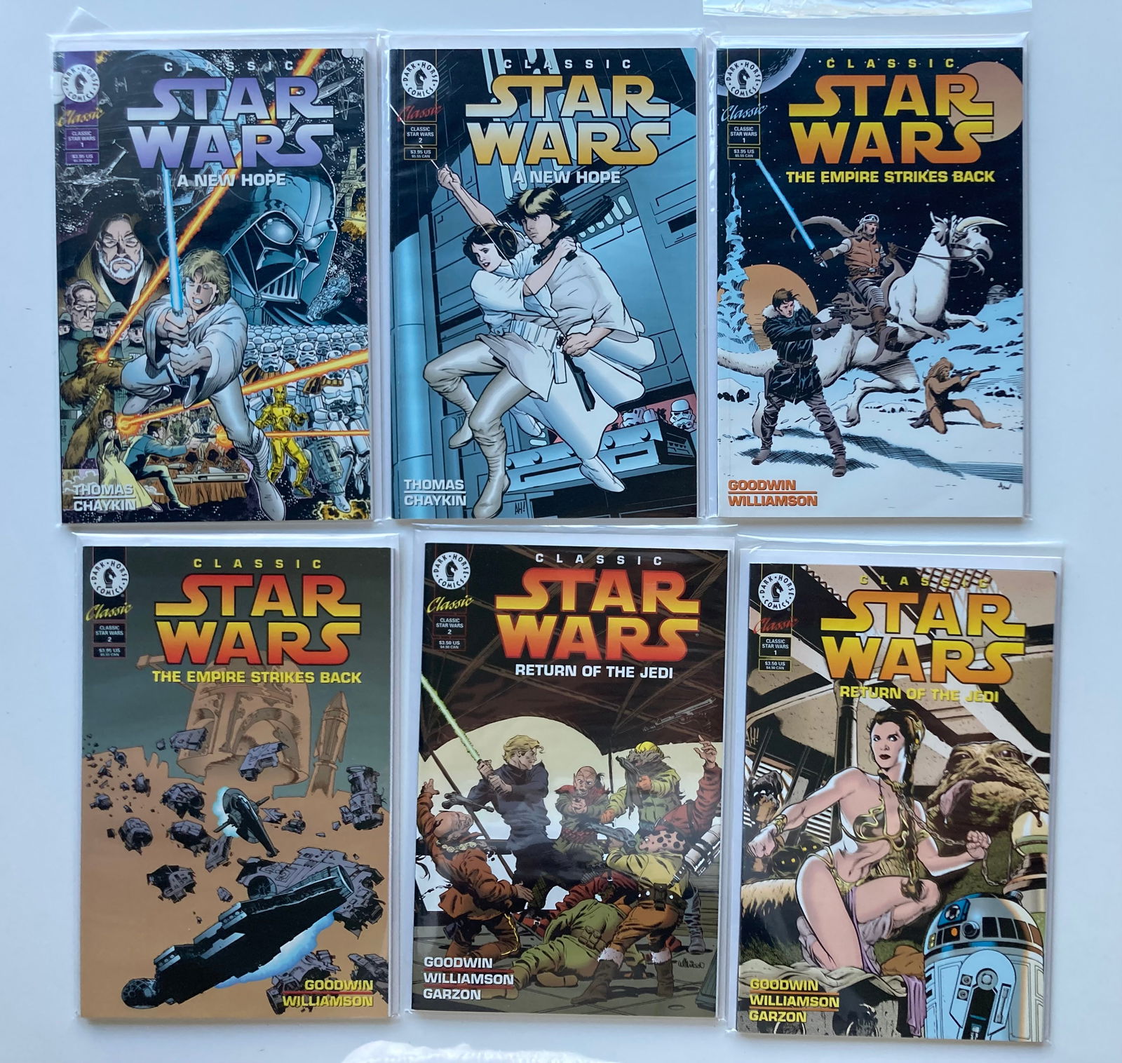 STAR WARS comics - Dark Horse movie adaptations, UNION 1-4 & more (1 of 3)