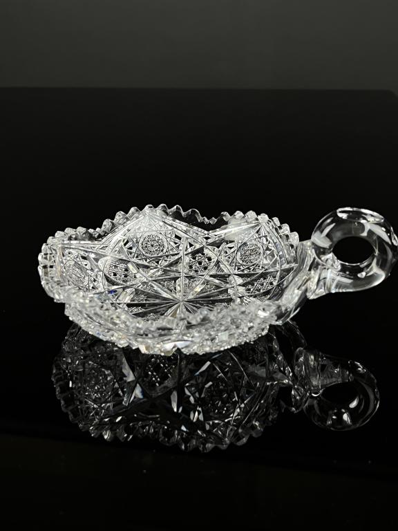 J. Hoare & Co. Cut Glass Crystal Nappy (1 of 4)