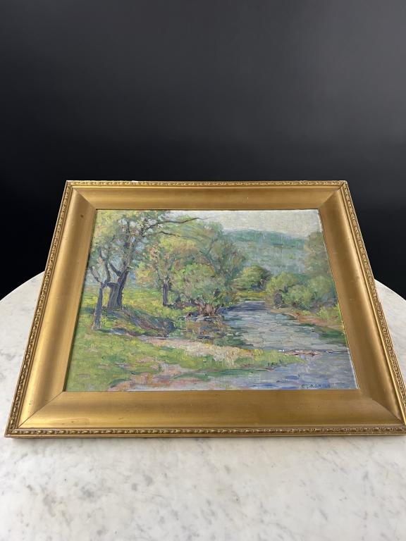C. Adams Signed Oil Painting w/ Frame (1 of 11)