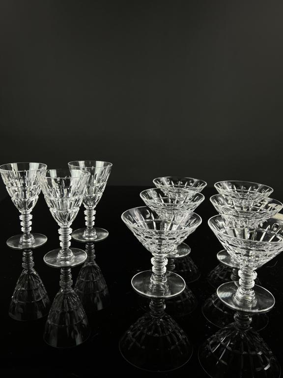 Large Lot of Matching Hawkes Stemware (1 of 5)