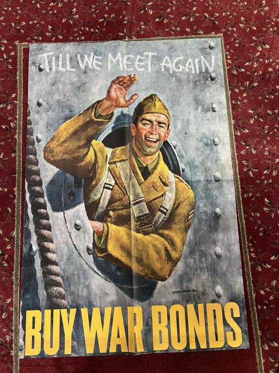 Large WW2 War Bonds Poster (1 of 6)