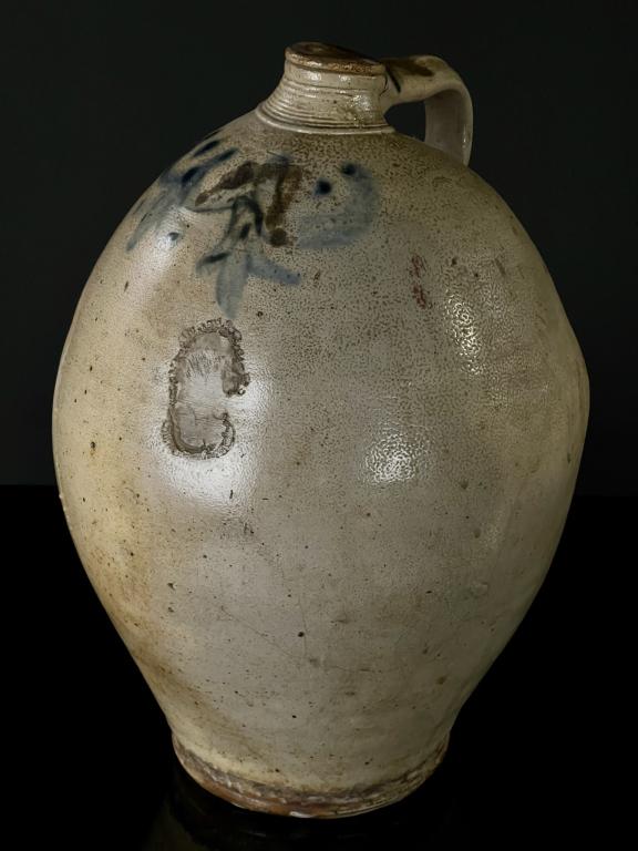 C. 1805 Poughkeepsie  Wm. Carrol 4 Gal. Crock (1 of 7)