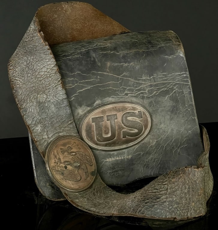 M1855 Civil War Gaylord Ammo Box w/ Breast Plate (1 of 7)