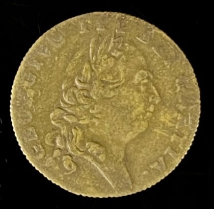 1790 George III Spade Guinea Gaming Token (1 of 2)