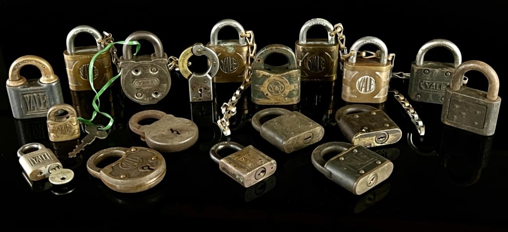 Antique Yale Padlock Collection Lot of 18 (1 of 6)