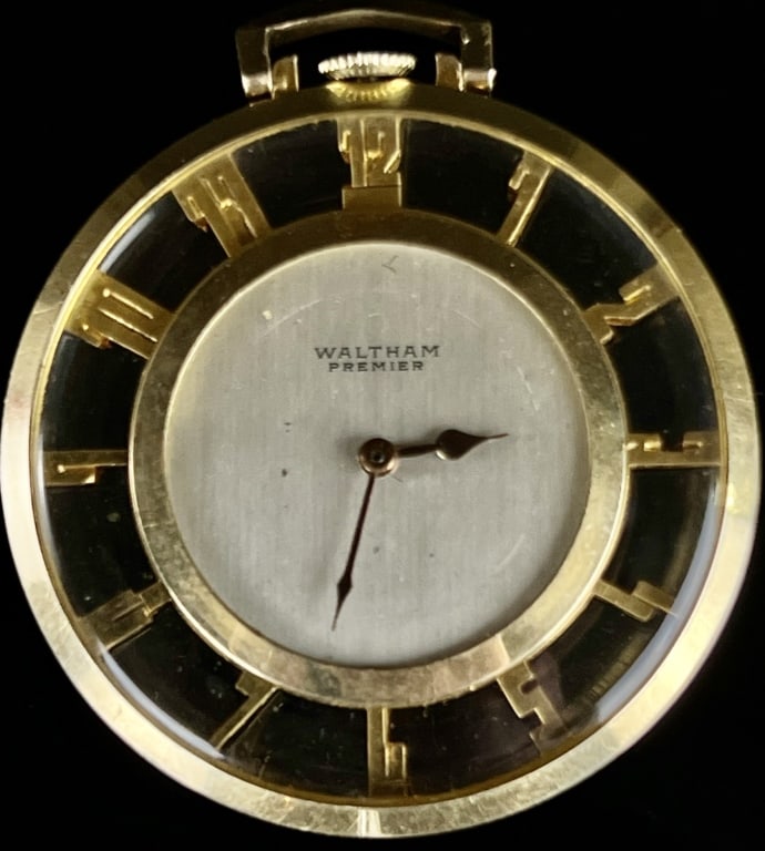 Rare Waltham Premier Skeleton 17j Pocket Watch (1 of 3)