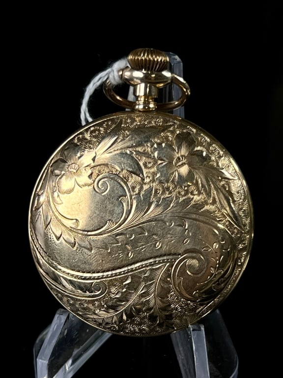NY Standard Jefferson Gold Filled Pocket Watch (1 of 4)