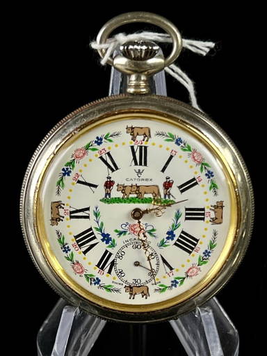 Vintage Catorex Cow Farmer Case Pocket Wath