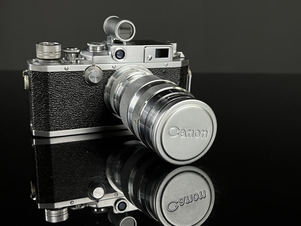 Canon IV  Rangefinder #76657 w/ 135mm lens (1 of 9)