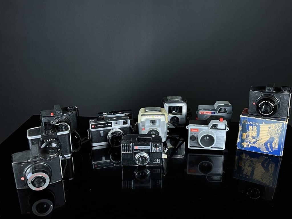 Instant Collection - 11 Ansco Cameras (1 of 6)
