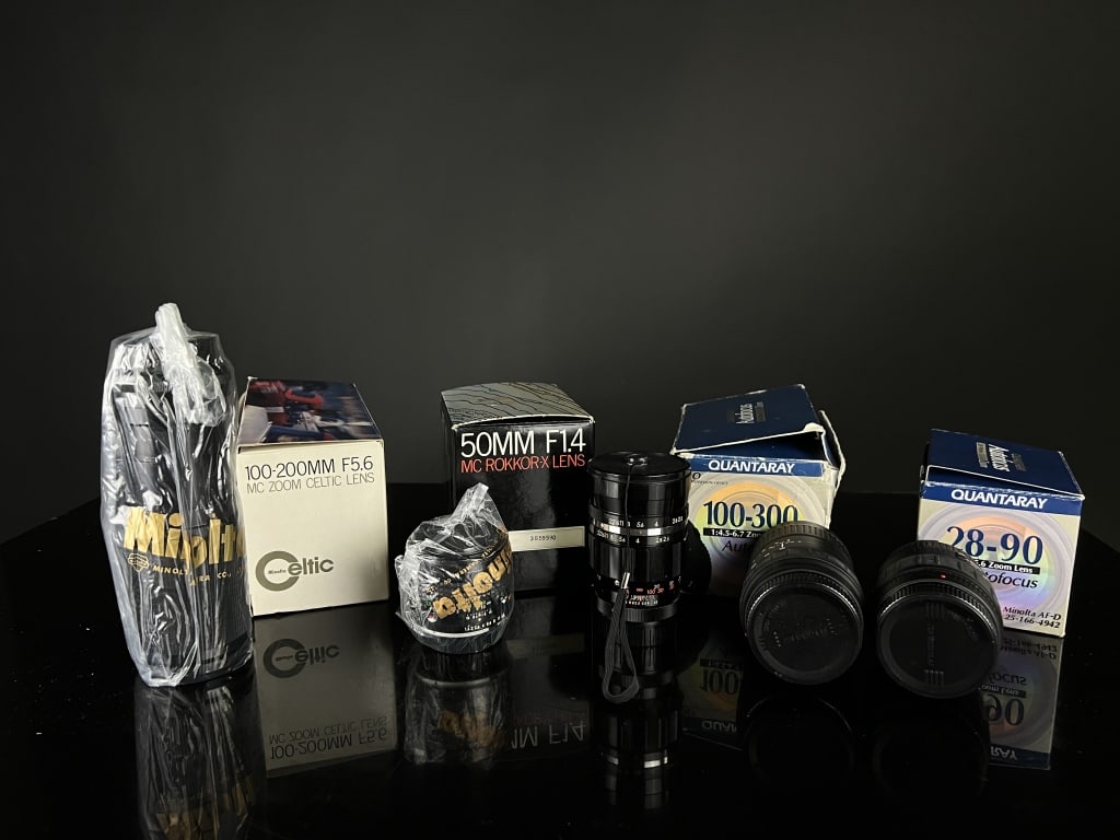 Minolta Lens lot NOS (1 of 5)
