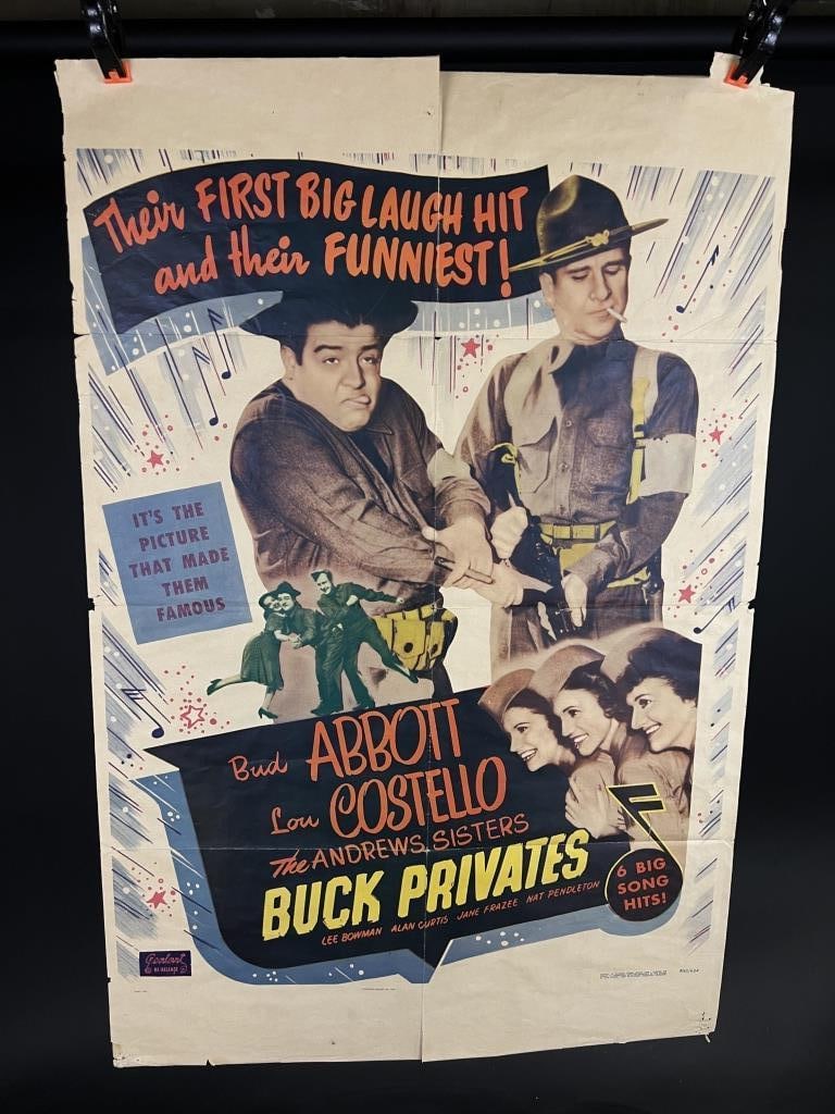 Abbott and Vostello Movie Poster, Buck Privates (1 of 7)