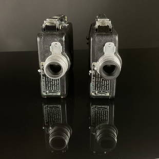 2 Cine-Kodak Cameras w/ cases: w/ Magazines