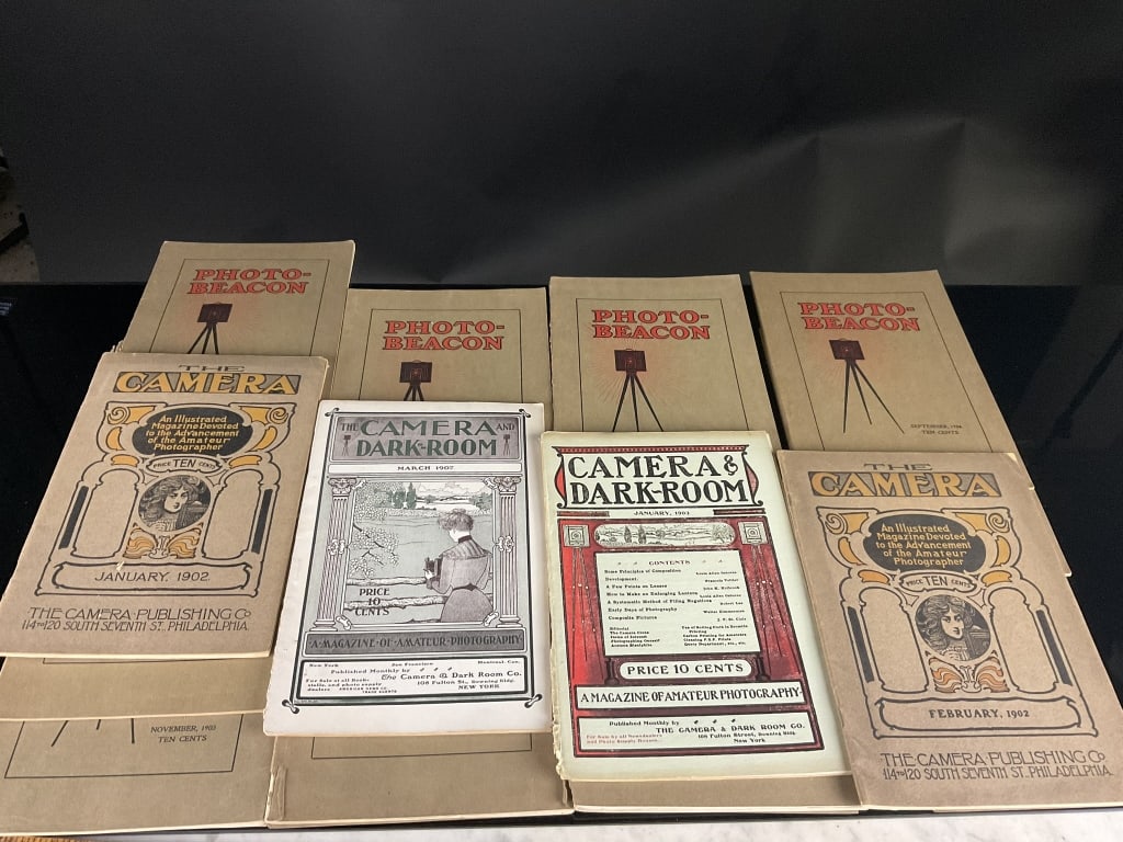 1900's Photo-Beacon & Dark-Room Magazine lot (1 of 7)