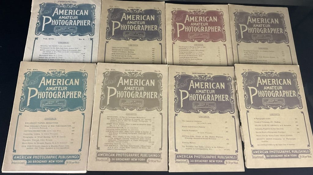 1900's American Amateur Photographer Magazine lot (1 of 13)