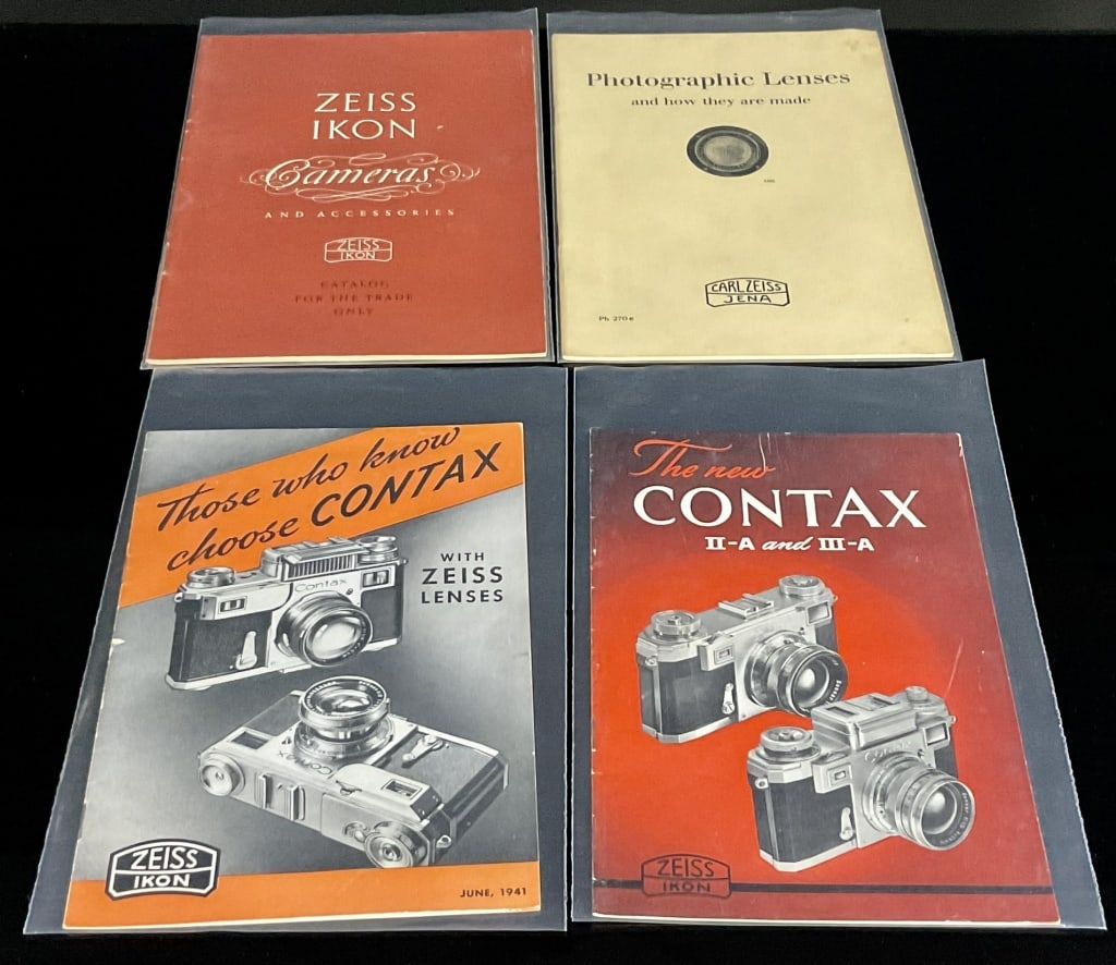 4 Zeiss Ikon camera pamphlets (1 of 4)