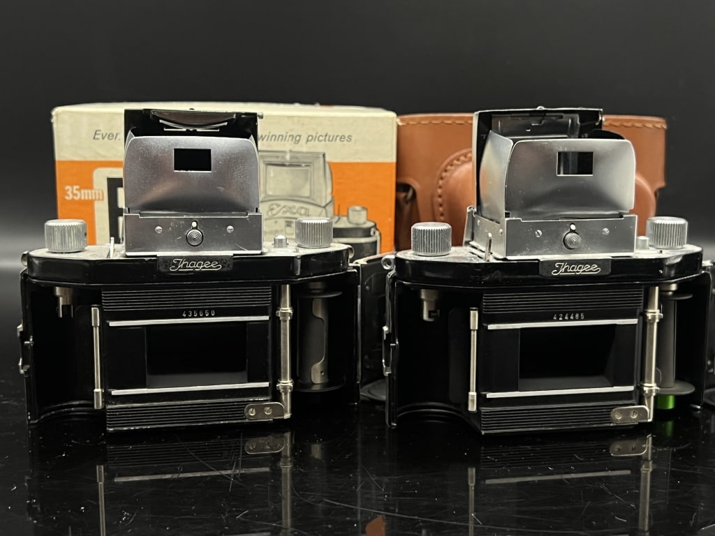 Lot of 2 EXA Ihagee SLRs: See photos, U.S.S.R