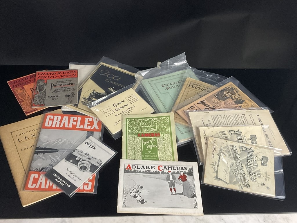 Photography Ephemera Lot Grafex Ica: See title and images for a description on this item.