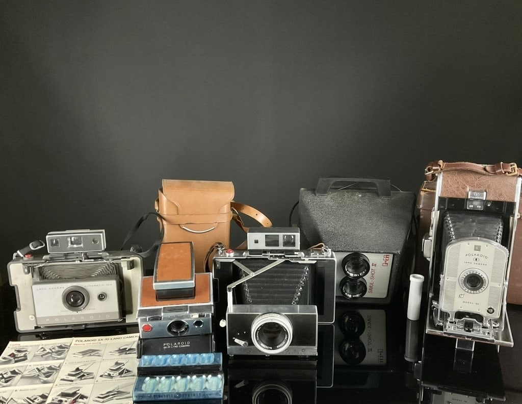 5 Vintage Polaroid camera lot (1 of 16)