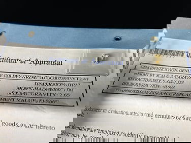 Certified 2.47 Carat Citrine w/ Papers