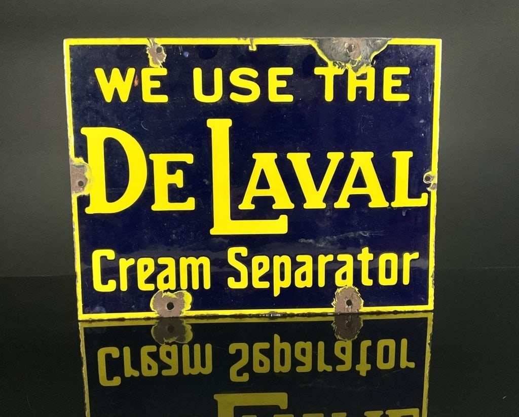 DeLaval Cream Separator Sign W. Orignal Tag (1 of 5)