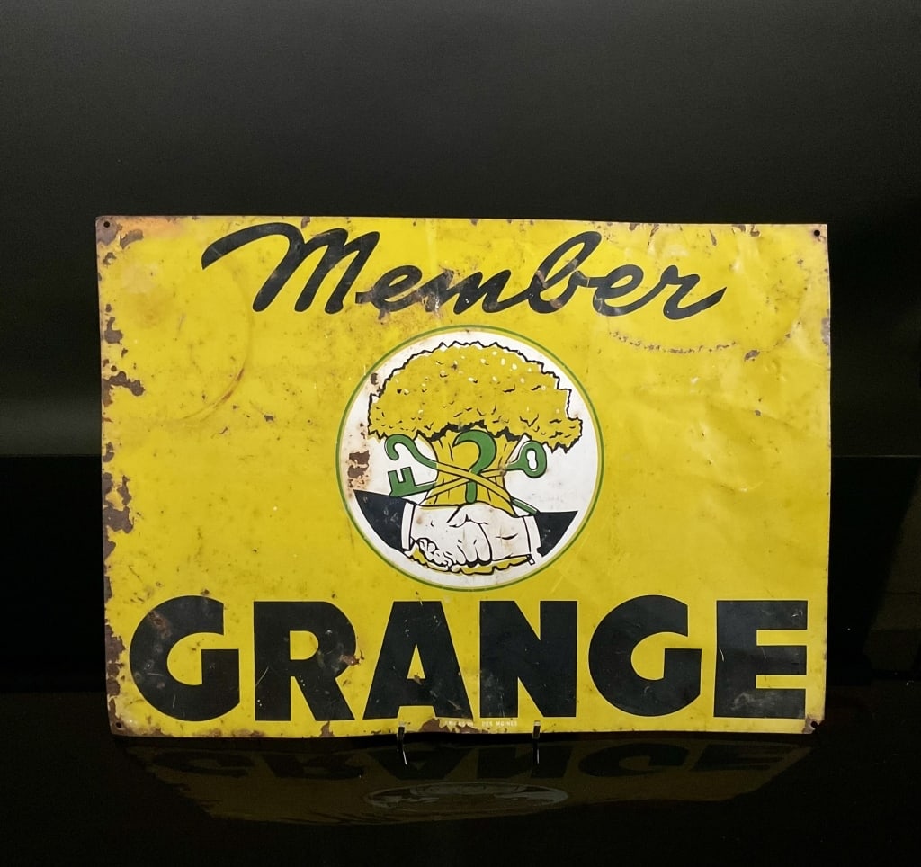 Graphic Tin Granger Grange Member Sign (1 of 4)