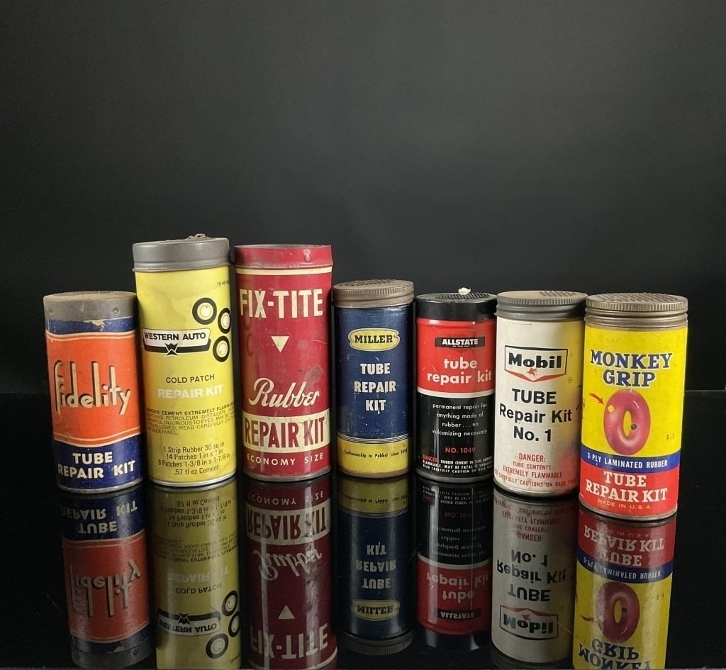 7 Tire Repair Kits Fidelity Monkey Grip Mobil etc. (1 of 8)
