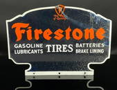 Firestone Tires Double  Sided Porcelain Rack Top