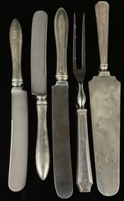 Sterling Handled Serving & Knife Assorted Patterns