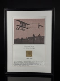 AVIATION FABRIC PRINT Wright Ex SMITHSONIAN
