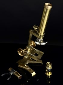 Carl Zeiss Etc. Brass Microscope Repair Lot