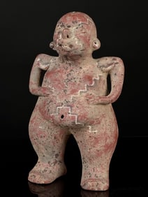 Pre Columbian Pottery Fertility Statue