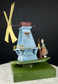 Large c. 1920's Folk Art Wind Mill Whirly Gig