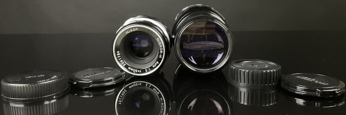 NIKKOR-H Auto 50mm f/2 & NIKKOR-Q 200mm f/4