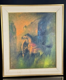 Lebadang (Vietnam 1921-2015) Mid Century Painting
