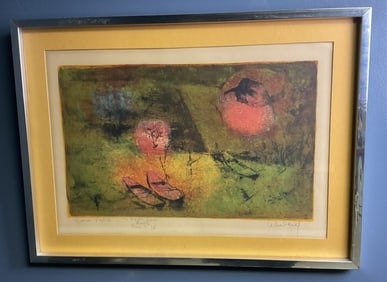 Lebadang (Vietnam 1921-2015) Mid Century Print