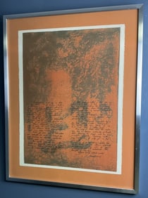 Lebadang (Vietnam 1921-2015) Mid Century Print