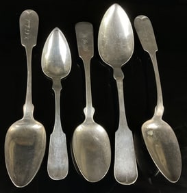 Sterling and Other Large Early Spoons