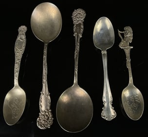 Silver Spoon Watkins Glen Indian & Ornate Spoons