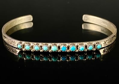 Sterling & Turquoise Cuff Bracelet