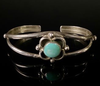 Sterling & Turquoise Cuff Bracelet