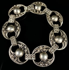 Filigree Silver Bracelet