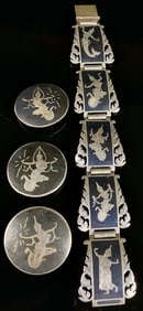 Thailand Siam Sterling Lot LARGE 1.8 OZT