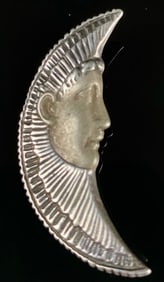 .925 Sterling Moon Brooch