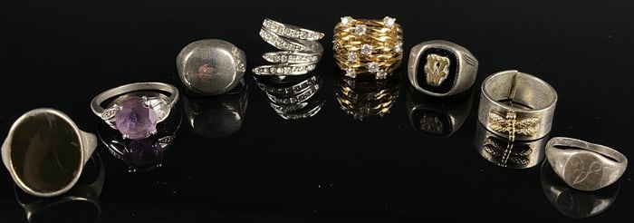 Sterling Ring Lot