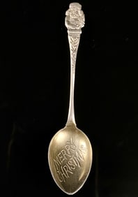 1900's Sterling Christmas Spoon