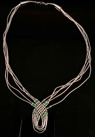 Woven Liquid Silver Necklace