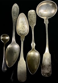 Coin Silver Spoon Lot