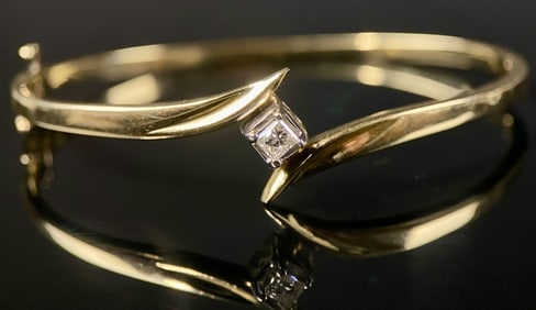 14K Gold & Diamond Bracelet