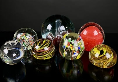 Unique Art Glass Paperweights